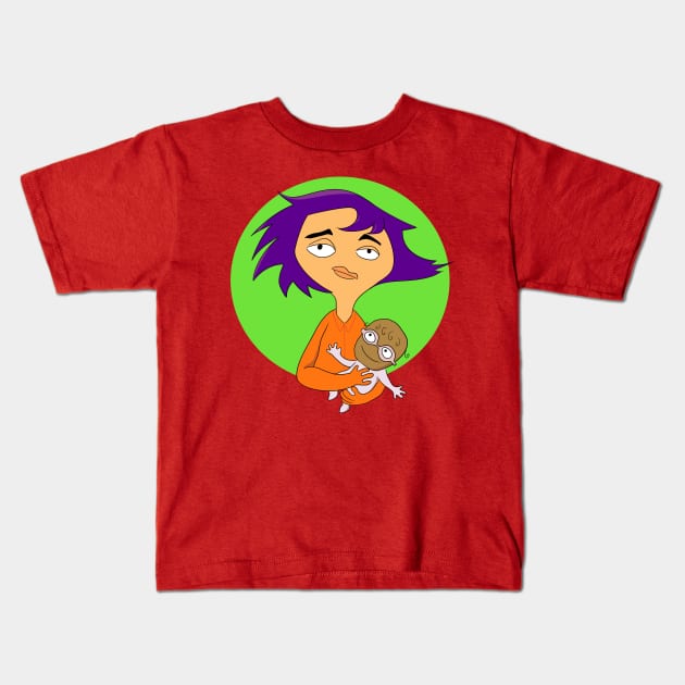 paula small Kids T-Shirt by inkpocket